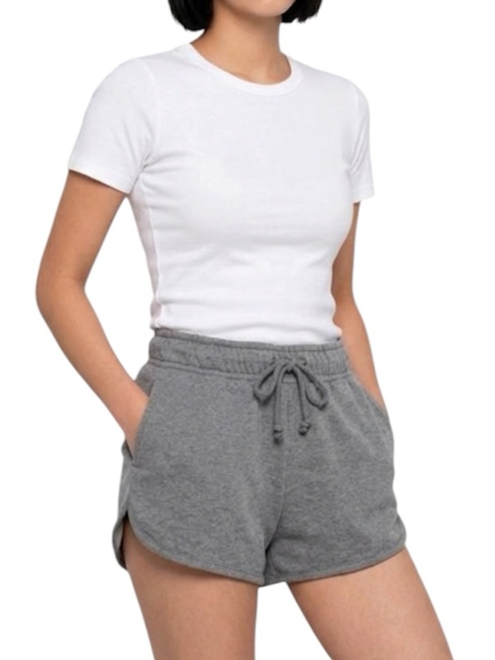 Set cotton crop top or dolphin shorts NWT